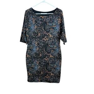 Peruvian Connection Large 100% Pima Cotton Knit Sweater Dress‎